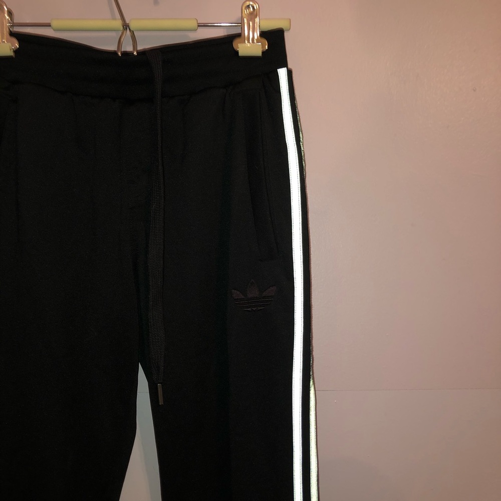 Adidas black joggers